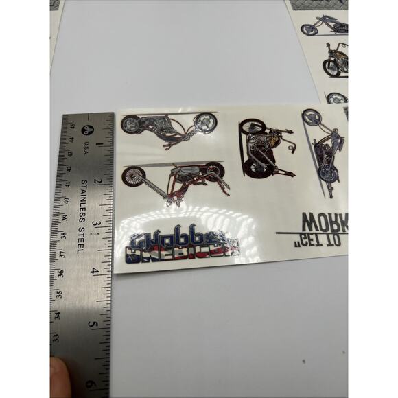 Neo Discovery American Chopper Motorcycle Temporary Tattoos Harley 5 Sheets - Picture 14 of 15